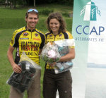 Sascha und B&eacute;atrice am Salomon Raid Suisse